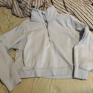 All in Motion Light Blue Women's Cowl Neck Top